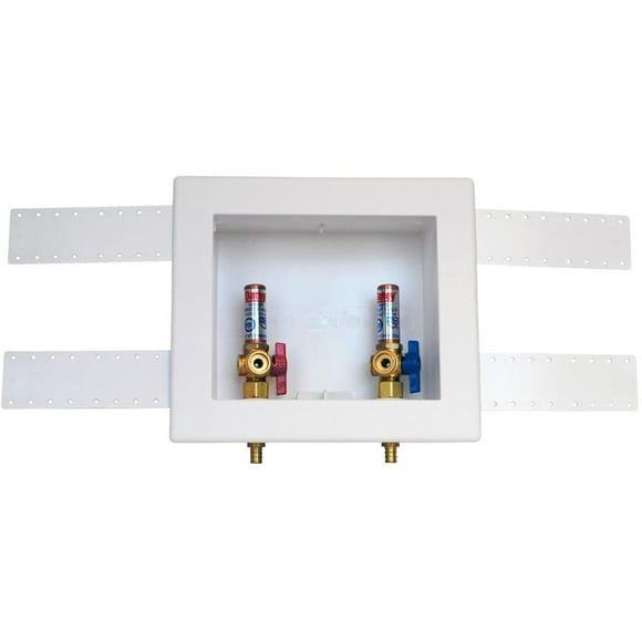 Boîte de Sortie de Machine à Laver - avec Connexion de Valve PEX + Marteau Pare-Chocs