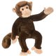 thumbnail image 1 of Sprite the Brown Sitting Monkey (15 "de altura y 9" sentado) Animal de peluche de Douglas cuddle Toys (1856) Cuddle Toys 1856, 1 of 2