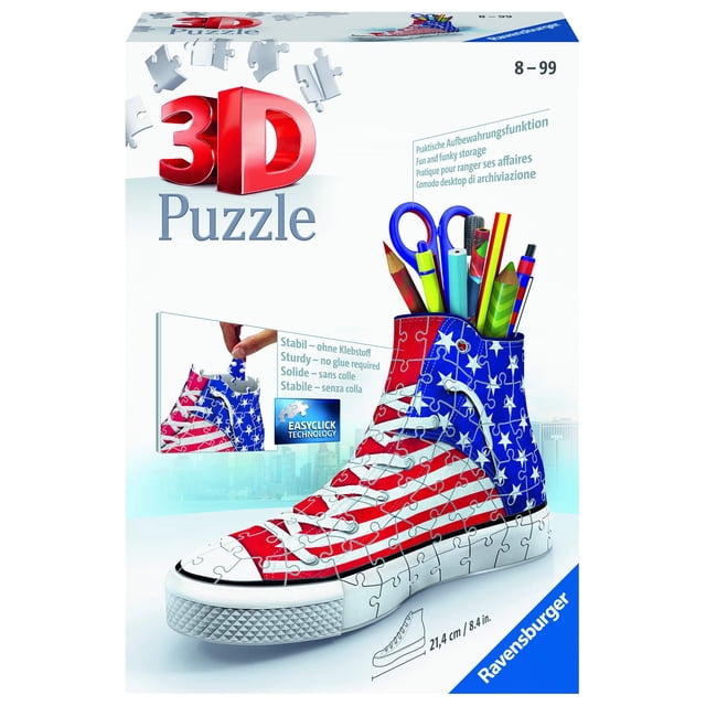 Puzzle 3D Ravensburger, estilo americano, 112 unidades