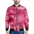 thumbnail image 3 of Chaqueta con estampado 3D de camuflaje de mosaico para hombre, sudadera deportiva con gráfico de camuflaje, camisetas para niños, abrigos de bombardero con cremallera de calle de manga larga, 3 of 5