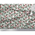 thumbnail image 3 of Soimoi Poly Georgette Tissu Feuilles & Tissu Imprimé Floral par la Cour 52 Pouces de Large, 3 of 3