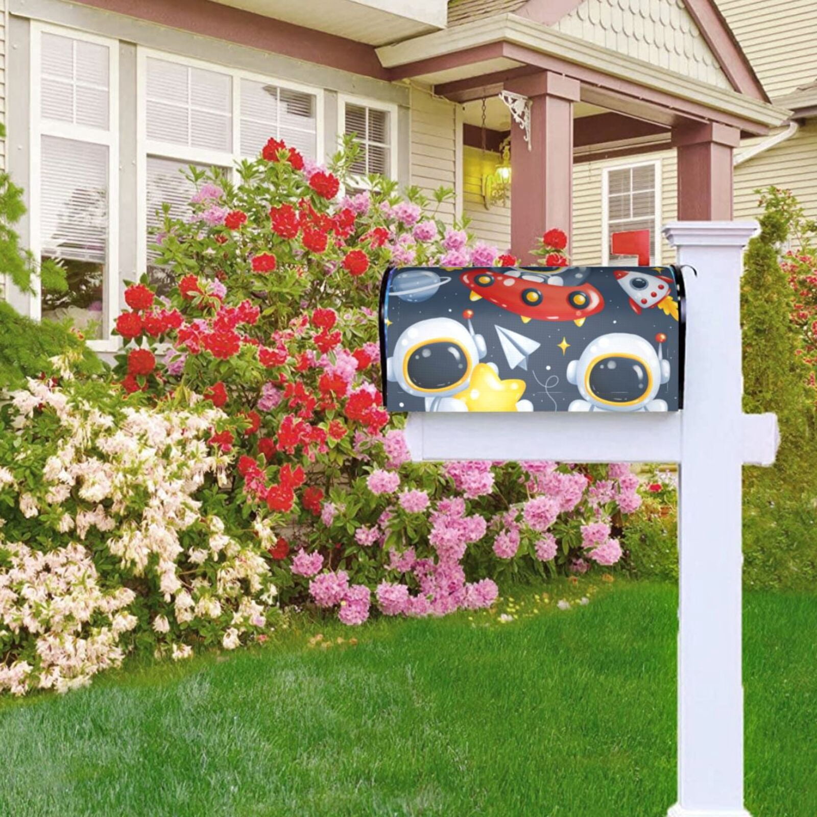 Kdxio Magnetic Mailbox Cover 21x18 in Mailbox Cover Outdoor Decoration Holiday Mailbox Covers for Home Garden Yard-21x18 in