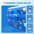 thumbnail image 7 of Inflatable Pool 100" X 71" X 22" Family Swimming Pool for Kids, Toddlers, Infant, Adult, Full-Sized Inflatable Blow Up Kiddie Pool for Ages 3+, Outdoor, Garden, Backyard, Summer Swim Center, 7 of 7