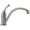 Collins Single Handle Kitchen Faucet in Stainless 141-SS-DST