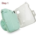 thumbnail image 4 of Transparent Camera Case Bag Compatible with Fujifilm Mini 9 Mini 8 Instant Camera with Detachable Adjustable Strap –Crystal, 4 of 6