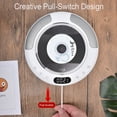 thumbnail image 2 of MEGICOT Lecteur CD Mural Bluetooth 5.0 avec Haut-Parleurs à Commutateur à Tirage Intégrés, Baladeur de Musique MP3 Portable avec Support Spécial, Couvercle Antipoussière, Télécommande, Prend en Charge la Lecture aux Disques FM USB Flash, 2 of 7