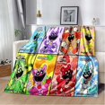 thumbnail image 5 of Manta con estampado 3D de dibujos animados para niños, sala de estar y acogedora para manta suave, dormitorio, sofá cama, manta de viaje, regalo de cumpleaños, 5 of 5
