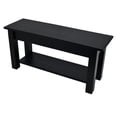 thumbnail image 4 of Black Bench with Shelf - 60, 4 of 4