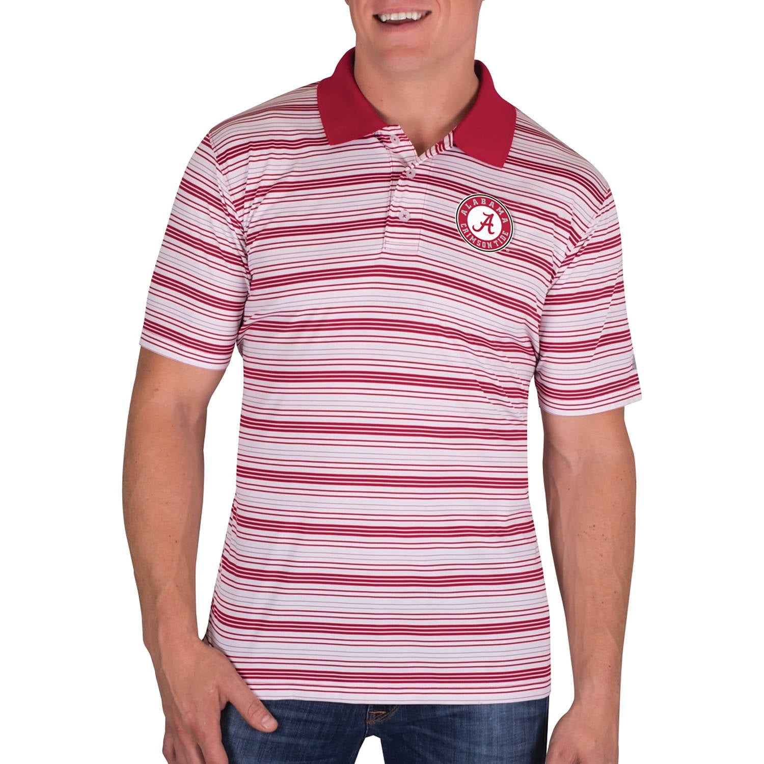 mens knitted polo top