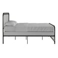 thumbnail image 4 of Weston Home Montgomery Spindle Metal Platform Bed, Full, Black, 4 of 6