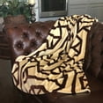 thumbnail image 2 of Allgala 60x45 Super Soft Flannel Plush Light Weight Throw Blanket-Geometry-BLK82404, 2 of 4