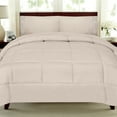 thumbnail image 2 of Luxury 5 Piece Bed in a Bag Down Alternative Comforter and Sheet Set - Cream - Twin, 2 of 2
