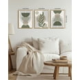 thumbnail image 2 of SHENIFY Boho Wall Art Botanical Modern Decor Minimalist Bohemian Abstract Geometry Prints Living room 11x14in3pcs Neutral Framed, 2 of 7