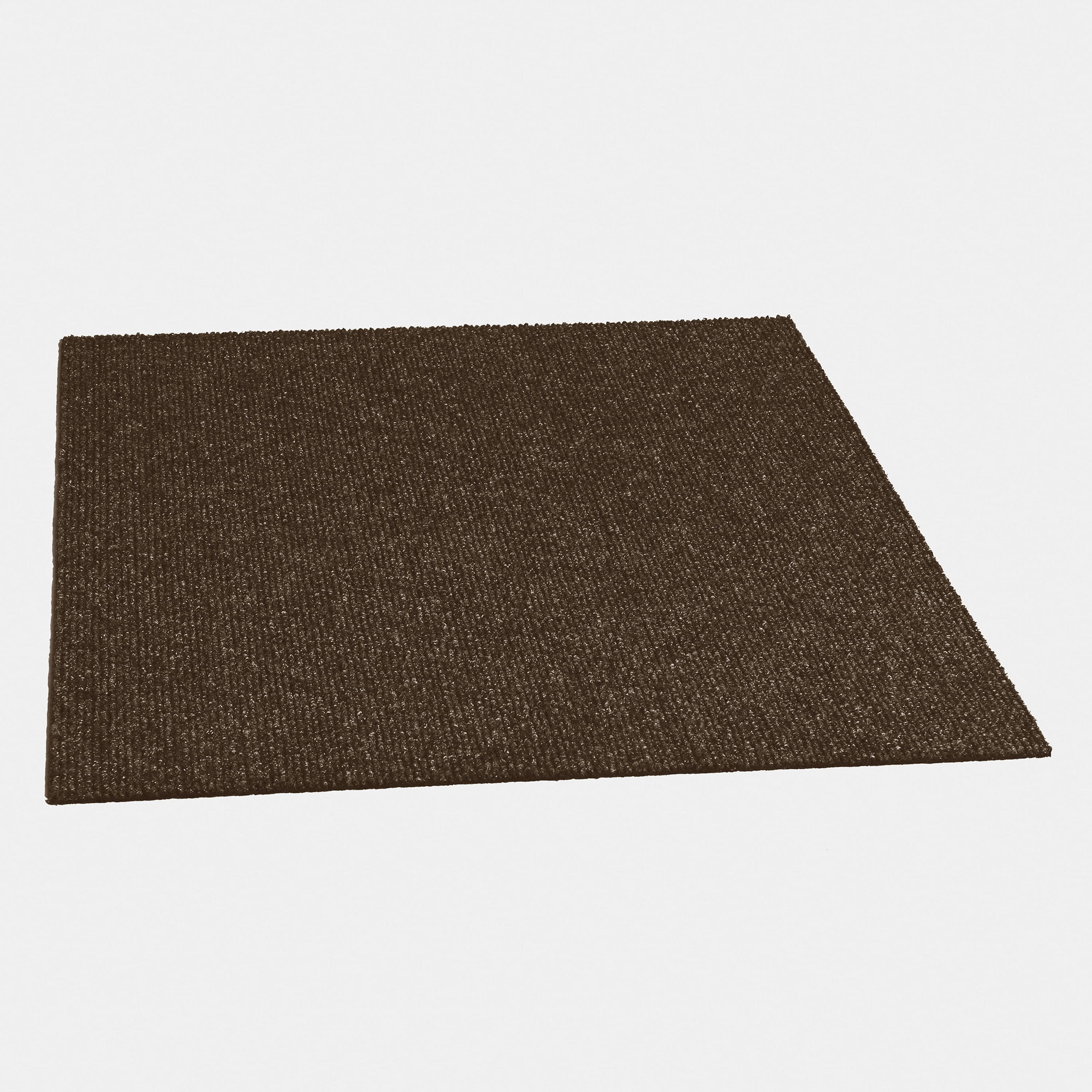 Riverfront Mocha Carpet Tiles - 18" x 18" Indoor/Outdoor, Peel and Stick Carpet Tiles - 36 sq. ft. per box – Pack of 16 Tiles