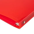 thumbnail image 5 of JAM Paper & Envelope Plastic Binder, 11.5 x 10.25 x 1/2 in, Red, 1 Pack, 5 of 5