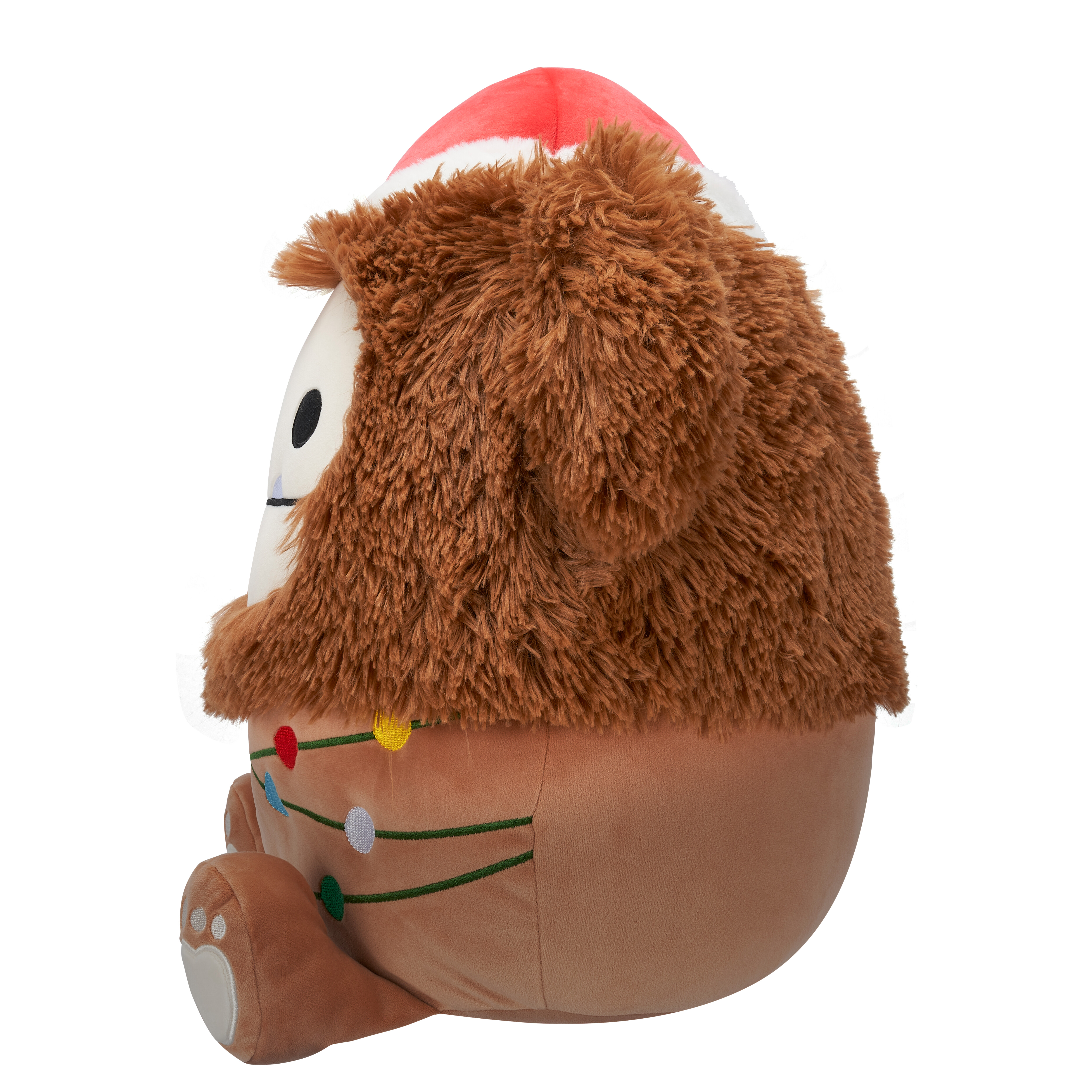 Squishmallows Official 16 inch Benny the Brown Bigfoot With Santa Hat - Child's Ultra Soft Stuffed Plush Toy