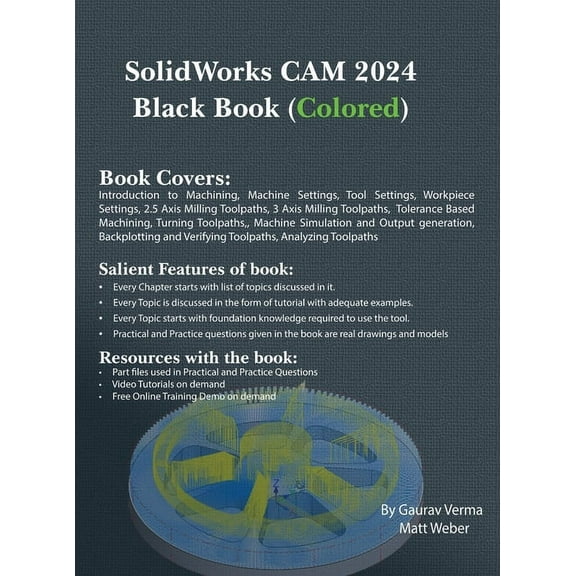 SolidWorks CAM 2024 Black Book: (Colored), (Hardcover)