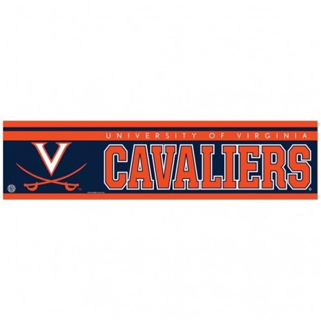 Virginia Cavaliers Vinyl Decal 4x4 Perfect Cut White main image 1
