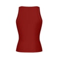 thumbnail image 6 of AnuYalue Womens Low Cut Tank Tops Deep V Neck Sleeveless Racerback Shirt Summer Workout Yoga Sports Ribbed Top, 6 of 7