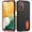 Black/Orange, variant on For Samsung Galaxy A13 Military Grade Dual Layer Shockproof Phone Case Build With Kickstand Dustproof Drop Proof Protective Cover for Galaxy A13 5G(Gray/Green)