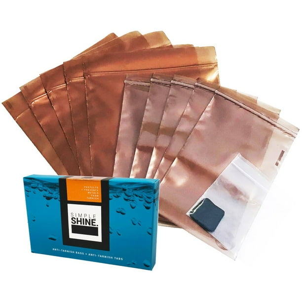 Simple Shine Silver Jewelry Tarnish Prevention Bags AntiTarnish