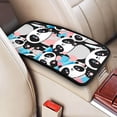 thumbnail image 2 of Bingfone Car Four-Season Universal Armrest Box Mat,Car Armrest Seat Cover Soft Leather Waterproof Armrest Cover Center Console Mat-Panda Cute Pink Hearts, 2 of 7
