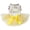 White/Yellow, variant on Petitebelle My Easter Egg Puppy Dog Dress (White/Yellow, Large)