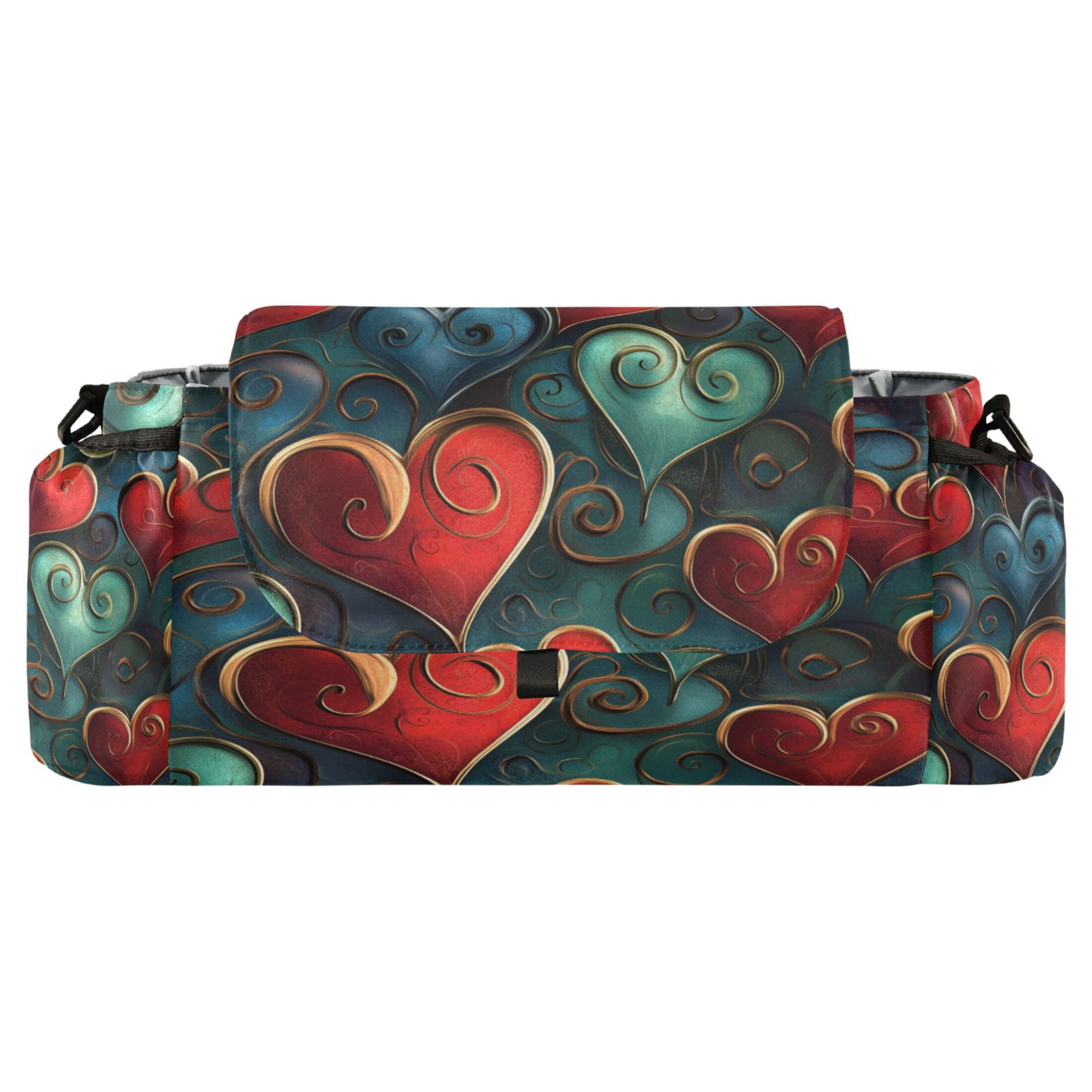DIXRUYEE Stroller Organizer Ethereal Affection Printed