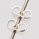 thumbnail image 3 of Conjunto de 25 Pares de Pendientes de Mariposa Bañados en Plata con Cierres Elegantes, 3 of 6
