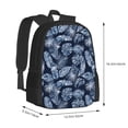 thumbnail image 2 of Balery Tropical Leaves Backpack for Men and Women - Durable 600D Oxford Cloth -Large Capacity, Water-Resistant School, Travel, and Hiking Bag, 2 of 9