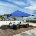 thumbnail image 4 of Patiojoy 10x17ft Pop up Canopy  3 Height Adjustment Folding Tent with Roller Bag Blue, 4 of 10