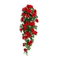 thumbnail image 2 of Iumwxz Fall Wreaths for Front Door Artificial Rose Garland 2 Pack 36 Inch Fake Roses Hanging Floral Decor Wedding Home Party Arrangement Fall Door Wreath Autumn Wreath Christmas Wreath, 2 of 7