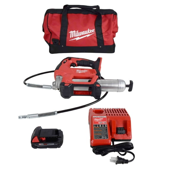 Milwaukee 2646-21CT 18 Volt Cordless Grease Gun Kit (1.5 Ah)