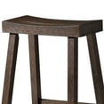 thumbnail image 6 of Open Box Maven Lane Vincent Wooden Rustic Aesthetic Counter Stool, Set of 2, 6 of 7