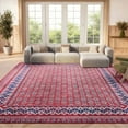 thumbnail image 4 of SAFAVIEH Brentwood Dory Geometric Area Rug, Red/Ivory, 8' x 10', 4 of 14