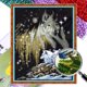 thumbnail image 1 of Kit Punto Cruz Impreso Con Cuentas Bordado Parcial Arte Pared para El 45x56cm, 1 of 9