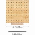 thumbnail image 2 of Blocking board, blocking boards for crochet, squares blocking board for knitting and crochet projects Handmade knitting with wooden knitting base_paris, 2 of 5