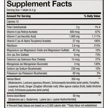 Equate Immune Support Dietary Supplement, Orange, 10 Count