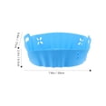 thumbnail image 2 of LEORX Air Fryer Supplies Reusable Non Stick Pad Blue Silicone Heat Resistant 1Pcs, 2 of 8