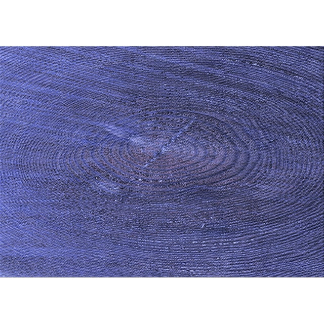 Ahgly Company Machine Washable Indoor Rectangle Transitional Dark Slate Blue Purple Area Rugs, 2' x 4'