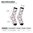 thumbnail image 2 of Bingfone Compression Socks for Women and Men Long Socks for Running Athletic Cycling Nurse- Cute Baseball, 2 of 6