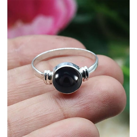 925 Sterling Silver Handmade Ring for Women 12x16 Oval Gemstone Boho Silver Jewelry