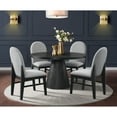 thumbnail image 2 of Picket House Furnishings Canal Round Dining Table in Black, 2 of 8