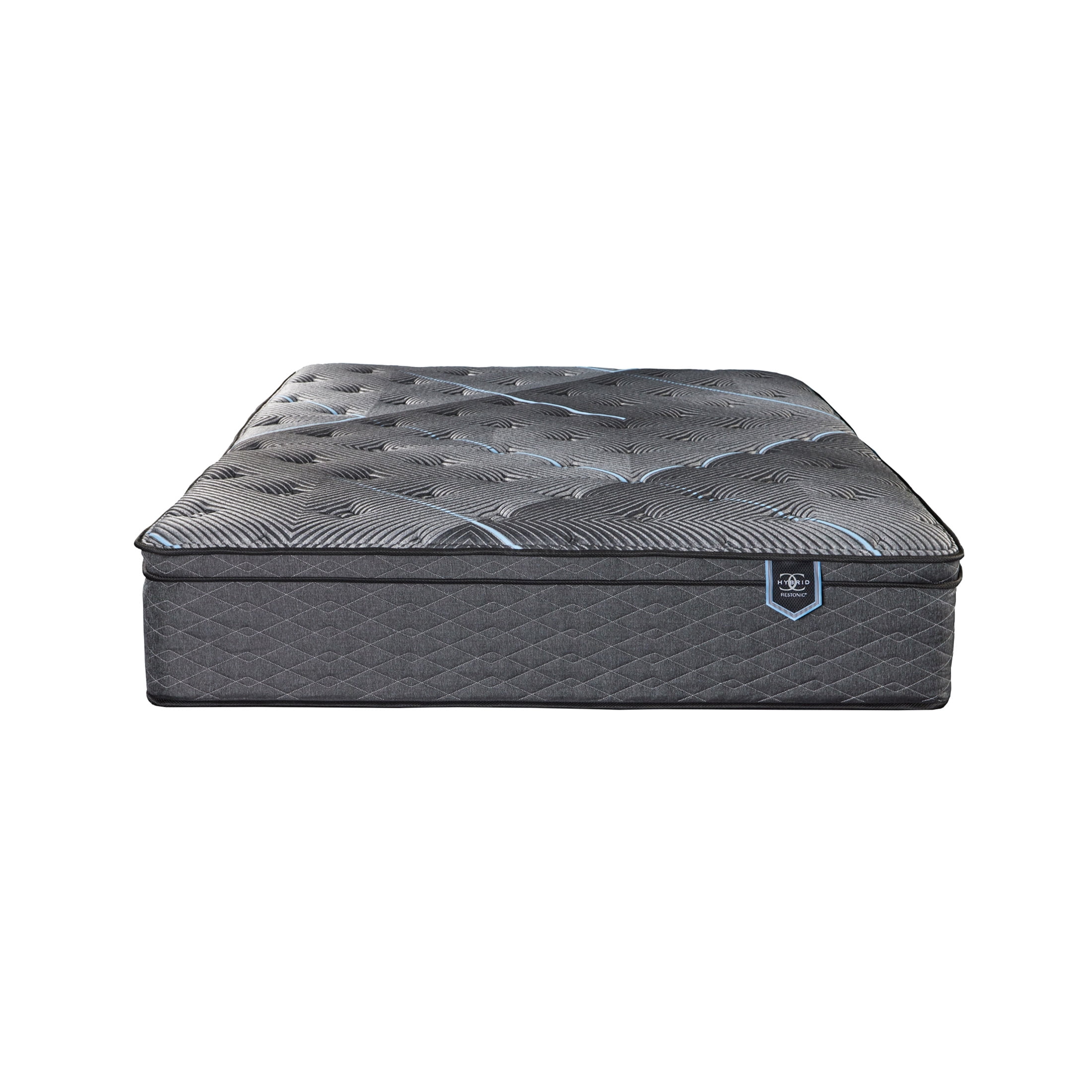 JERFIT 14" Twin Hybrid Cooling Gel Memory Foam Mattress, Euro Top Plush for Temperature Regulation Pressure Relief, Steel Reinforced