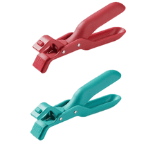 ACDANC 2Pcs tongs for Cooking Anti-Slip Design Kitchen tongs Ideal for Serving Dishes Silicone tongs,Red