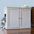 thumbnail image 2 of The Refined Feline Refined Litter Box Deluxe, xLarge, Smoke, Modern Style, 2 of 6