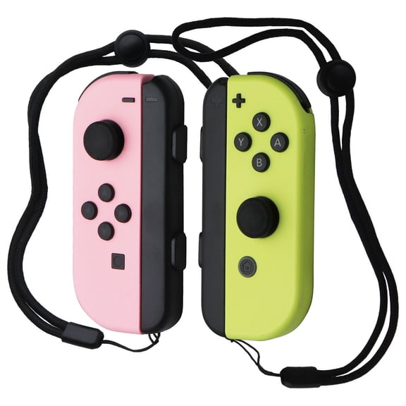 (Open Box) Generic Joy-Con Controllers (Left & Right) - Pastel Pink (L) / Pastel Yellow (R)