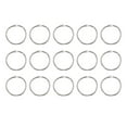 thumbnail image 4 of Miangastore 20pcs Loose Leaf Binder Rings Metal Scrapbooking Book Ring Keychain Clip Holder for Photo Paper Organization(Inner Diameter:50mm, Outer Diameter: 56mm,Silver), 4 of 8