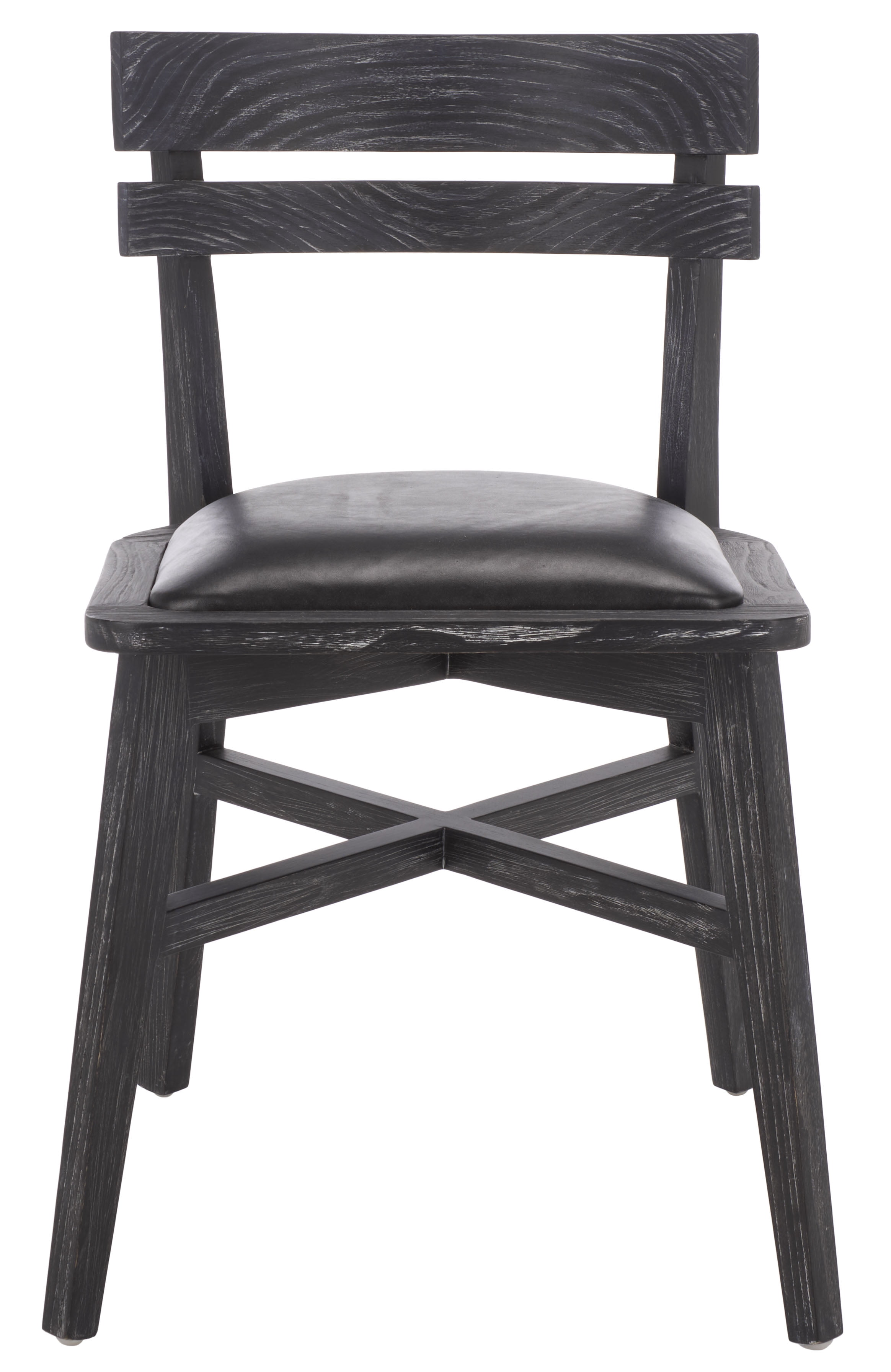 Safavieh Casper Wood Dining Chair, Black Wash/Black