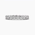 thumbnail image 3 of Cushion Cut Moissanite 18k Eternity Ring, 3 of 6